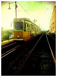 Railroad station platform
