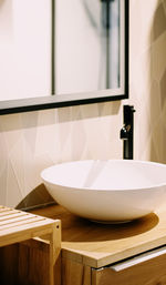 Interior of bathroom at home