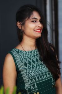 Portrait of a smiling young woman