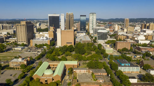 Buildings in city