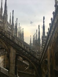 Panoramic view of city buildings against sky