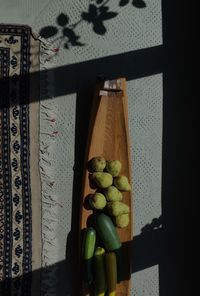 Close-up of fruits on table