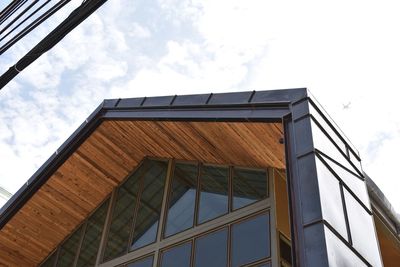 Low angle view of building against sky