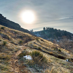 Scenic view of landscape against sky