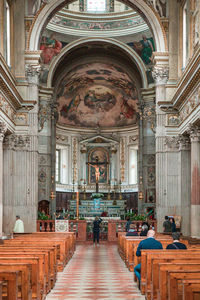 The cathedral of san pietro apostolo, the main place of worship in the city of mantua, italy 