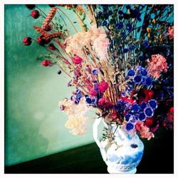 Close-up of flowers in vase