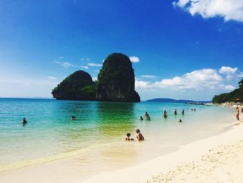 People on beach