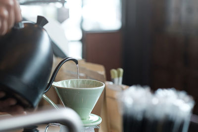 Close-up of coffee cup