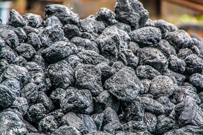 Close-up of charcoals