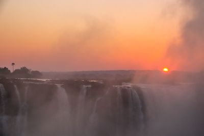Scenic view of sunset
