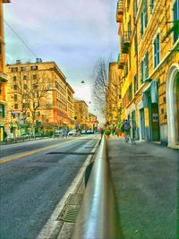 View of city street