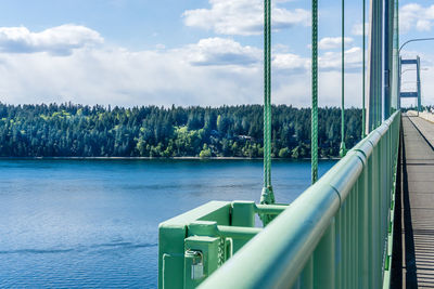 Bridge and shoreline.