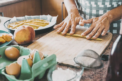 Close-up of food on table