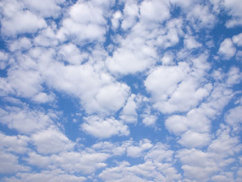 Low angle view of clouds in sky