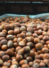 Background from hazelnuts. healthy, nutritious foods.