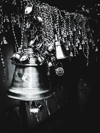 Close-up view of floral pattern