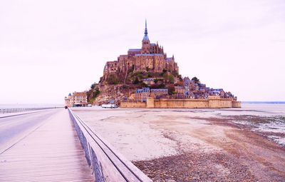 Mont saint michel in france.