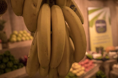 Close-up of fruits for sale in market