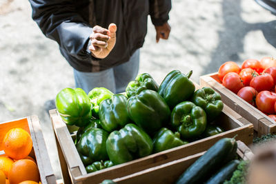 Full frame shot of fruits for sale