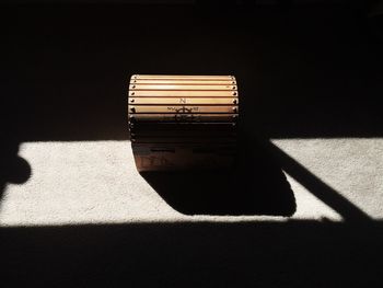 Shadow of tree on the wall