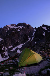 Night after a big hike 