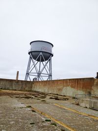 Water tower against sky