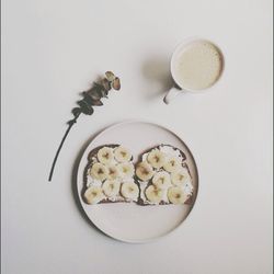 High angle view of food in bowl