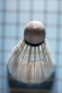 Close-up of ball in glass on table