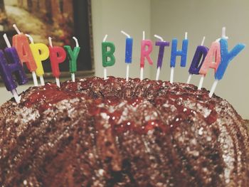 Close-up of cake