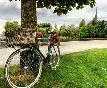 Bicycle in park