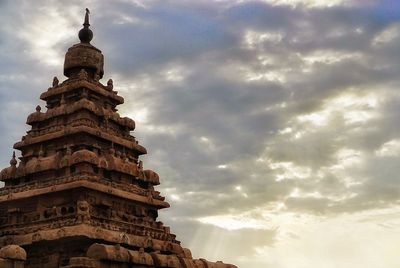 Low angle view of a temple