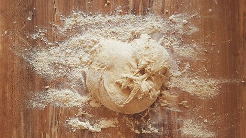 Close-up of bread on table