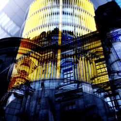 Low angle view of modern building