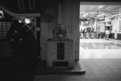 High angle view of building