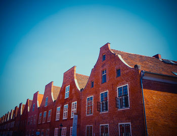 Low angle view of building against sky