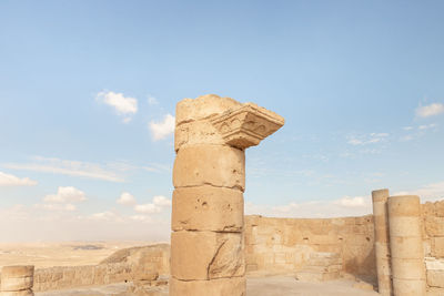 View of rock formations