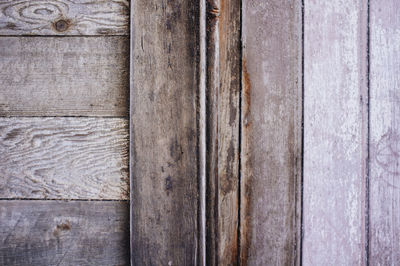 Close-up of wooden door