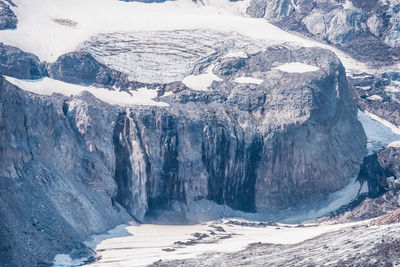 Scenic view of snow covered landscape