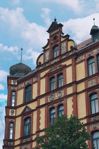 Low angle view of building against sky