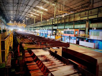 Interior of abandoned factory