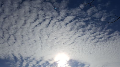 Low angle view of sky
