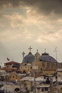 View of church against cloudy sky