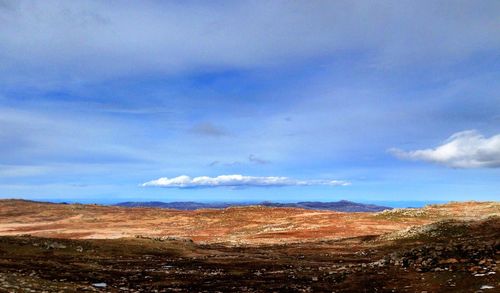 Scenic view of landscape against sky