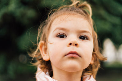 Portrait of cute girl