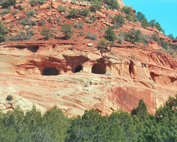 View of rock formation