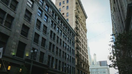 Low angle view of modern building