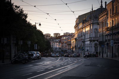 View of city street