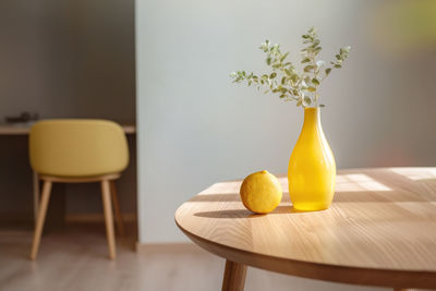 Close-up of drink on table