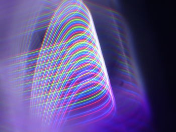 Light painting at night