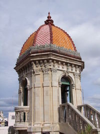 Low angle view of historical building against sky